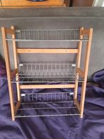 Bamboe met metalen keukenrekje. Kan ook staan ipv ophangen, Ophalen