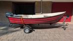 Sloep Jakol 380 met 6 pk motor en trailer, Watersport en Boten, Sloepen, Ophalen, Gebruikt, Tot 10 pk, 3 tot 6 meter