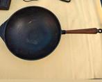 Gietijzeren pan, Huis en Inrichting, Ophalen of Verzenden, Gebruikt, Gietijzer, Koekenpan of Braadpan