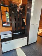 Schoenenkast met kapstok en spiegel, Ophalen, Metaal, 100 tot 150 cm, Zo goed als nieuw