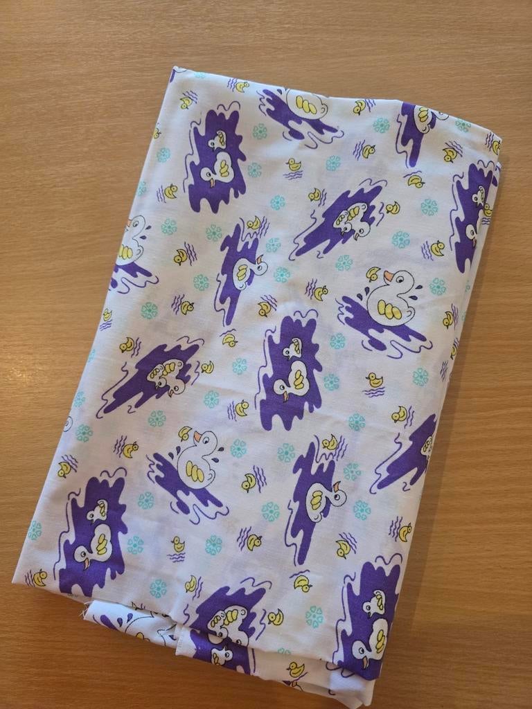 Katoen eendjes, Hobby en Vrije tijd, Stoffen en Lappen, Overige kleuren, 120 cm of meer, Nieuw, Ophalen of Verzenden