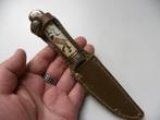 Vintage dolkmes met schede - Wild West - Jaren `50 / `60, Ophalen of Verzenden, Gebruikt