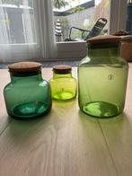 Voorraadpot groen glas ikea, Ophalen, Minder dan 50 cm, Groen, Glas
