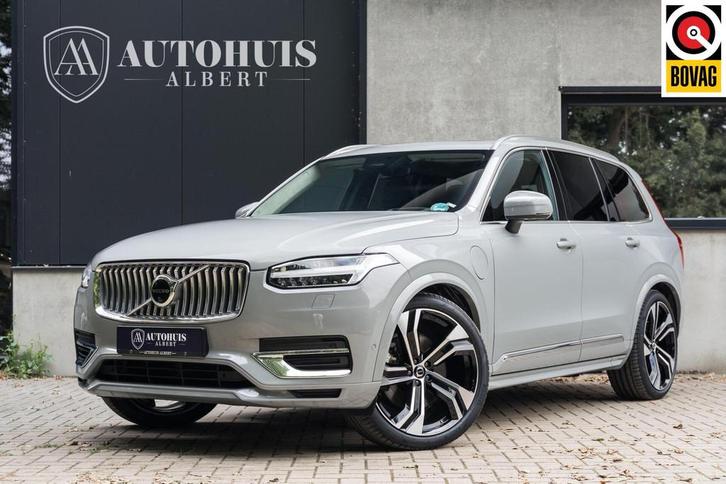 Volvo XC90 2.0 T8 Recharge AWD Ultra Bright Luchtvering 360c, Auto's, Volvo, Bedrijf, Te koop, XC90, 360° camera, 4x4, ABS, Achteruitrijcamera