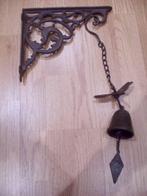 Antiek kitsch brons deurbel + ketting ruim 70 jaar oud KERST, Huis en Inrichting, Woonaccessoires | Wanddecoraties, Ophalen of Verzenden