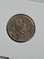 Halve gulden 1859, Postzegels en Munten, Munten | Nederland, ½ gulden, Koning Willem III, Zilver, Ophalen of Verzenden