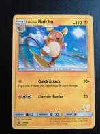 Alolan Raichu - Black Star Promo SM65 Pikachu Stamp #25, Ophalen of Verzenden, Losse kaart, Zo goed als nieuw