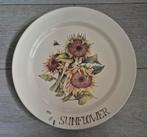 Groot Jet bord Zonnebloemen, Ophalen, Zo goed als nieuw, Aardewerk