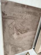 Nieuwe taupe fluffy zachte tapijt vloerkleed 160 bij 230, Beige, 150 tot 200 cm, Ophalen of Verzenden, Fluffy zachte