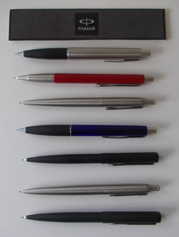 Parker vulpotloden assortiment (nieuwe showroom modellen), Verzamelen, Pennenverzamelingen, Nieuw, Vulpotlood, Parker, Met doosje