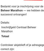 Midwinter marathon ticket BESCHIKBAAR APELDOORN, Ophalen of Verzenden, Nieuw, Overige typen