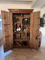 Mooie houten balinese kast / buffetkast / opbergkast, Bali, Met plank(en), 100 tot 150 cm, 200 cm of meer