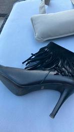 Zwarte leren Lodi laarsjes 40, Ophalen of Verzenden, Zo goed als nieuw, Zwart