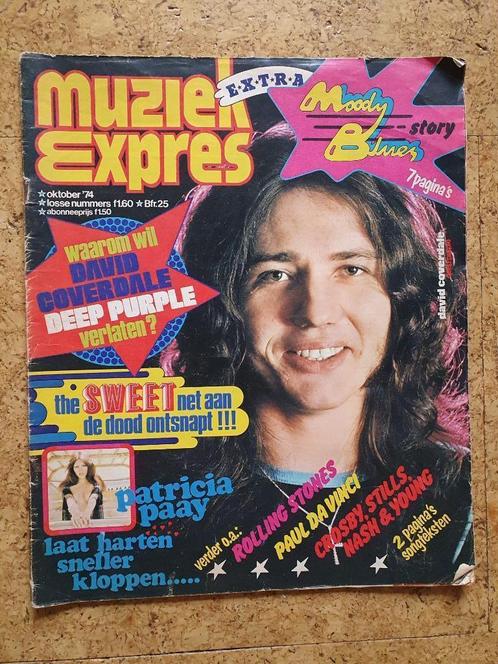 Muziek expres Oktober 1974, Boeken, Muziek, Gelezen, Artiest, Ophalen of Verzenden