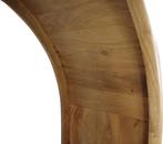 Boekenkast ROND tropisch hardhout 86cm breed voorraad, 1 of 2 laden, Nieuw, 150 tot 200 cm, 25 tot 50 cm