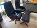 2 relax fauteuils incl voetenbankjes, Huis en Inrichting, Fauteuils, Ophalen