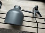 Grote KLEMSPOT ø13 cm, antra inclusief ledlamp. E14 max12 W, Klem spot, Ophalen of Verzenden, Zo goed als nieuw, Metaal