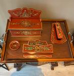 4 items Hindelooper schilderwerk, Antiek en Kunst, Curiosa en Brocante, Ophalen of Verzenden