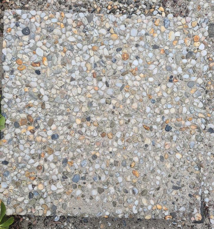 37grinttegels 50x50, Tuin en Terras, Tegels en Klinkers, Gebruikt, Terrastegels, Beton, 10 m² of meer, Ophalen