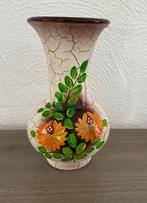 Vintage Vaas met Craquelé Effect, Huis en Inrichting, Woonaccessoires | Vazen, Gebruikt, Overige kleuren, Aardewerk of Porselein