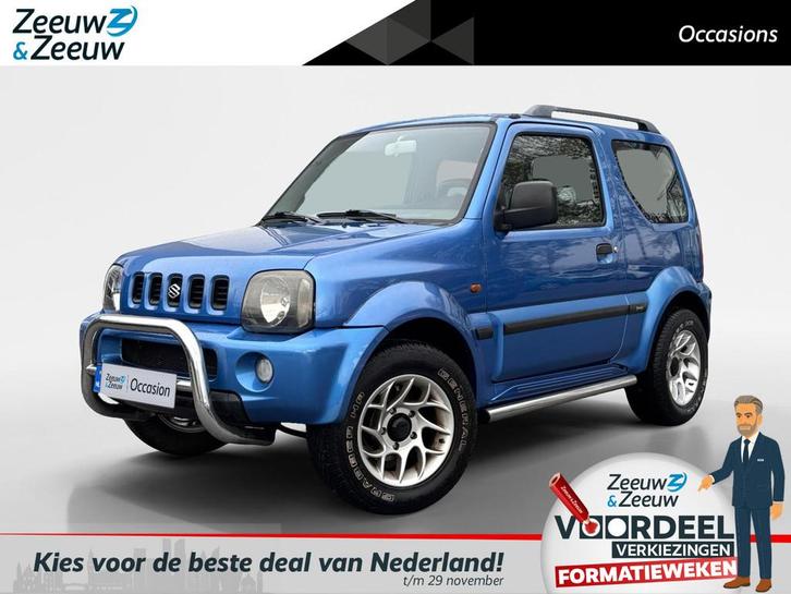 Suzuki Jimny 1.3 JX 4WD | Net binnen! | 4 pers. | Carplay |, Auto's, Suzuki, Bedrijf, Te koop, Jimny, 4x4, Airbags, Alarm, Metallic lak