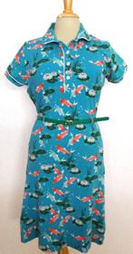 Sluierstaart/goudvissen print jurk van 4 Funky flavours! M, Maat 38/40 (M), Zo goed als nieuw, Knielengte, Verzenden