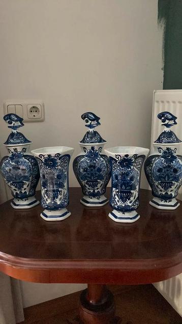 De porceleyne klaauw claauw klauw delft kaststel antiek beschikbaar voor biedingen