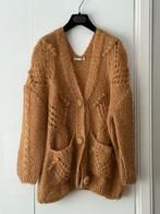 mes demoiselles mohair clarence cardigan jacket vest | s-m, Kleding | Dames, Truien en Vesten, Verzenden, Nieuw, Maat 36 (S), Bruin