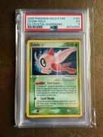 Celebi Gold Star 100/100 (PSA 5) - EX Crystal Guardians, Ophalen of Verzenden, Gebruikt, Losse kaart