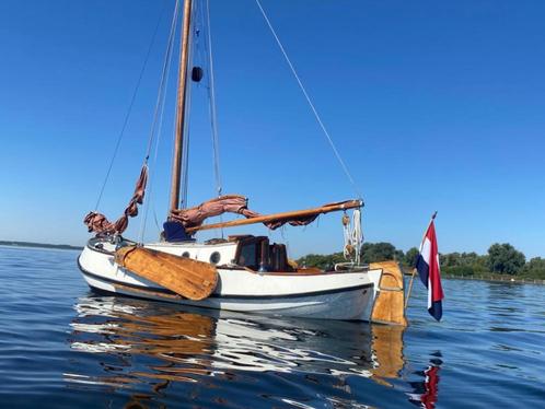 Workumer Bol De Swaen - Vaarklare platbodem, Watersport en Boten, Platbodems, Gebruikt, 6 tot 9 meter, Staal, Diesel, Ophalen
