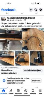 Microfoon set., Muziek en Instrumenten, Microfoons, Ophalen of Verzenden, Zo goed als nieuw