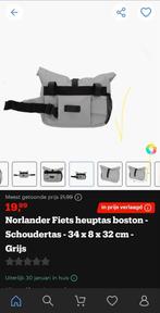 Nörlander Fietstas - Heuptas Boston - Grijs, Ophalen of Verzenden, Gebruikt, Nörlander