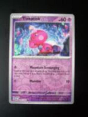 3806: Nieuwe Pokemonkaart holofoil TINKATINK HP 60 (082/182) beschikbaar voor biedingen