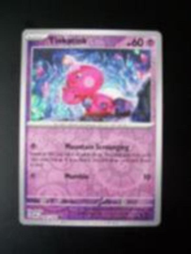3806: Nieuwe Pokemonkaart holofoil TINKATINK HP 60 (082/182), Hobby en Vrije tijd, Verzamelkaartspellen | Pokémon, Nieuw, Losse kaart