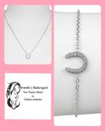 Nieuw ketting en armbandje hoefijzer Strass, Sieraden, Tassen en Uiterlijk, Kindersieraden, Ketting, ., Nieuw, Ophalen of Verzenden