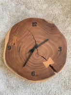 Massieve Houten Wandklok, Ophalen, Gebruikt, Analoog, Wandklok