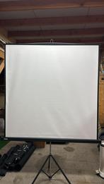 Projectiescherm 200x200 cm, Audio, Tv en Foto, Projectieschermen, Ophalen, Gebruikt