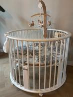 Witte ronde Bobita box op wieltjes, Kinderen en Baby's, Boxen, Ophalen, Gebruikt, Rond, In hoogte verstelbaar