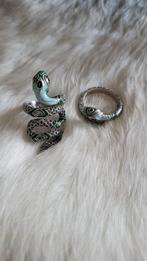 Ringen zilver slang snake, Nieuw, Ophalen of Verzenden, 17 tot 18, Dame