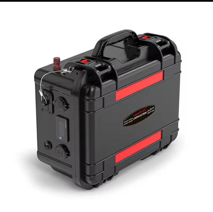 LiFePO4 Accubox 120Ah - Inclusief Lader!, Watersport en Boten, Hengelsport | Karpervissen, Zo goed als nieuw, Overige typen, Ophalen of Verzenden