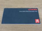 Citroën Das PKW-Programm 1990 AX, BX, BX Break, XM, Ophalen of Verzenden, Nieuw, Citroën