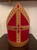 Sinterklaas mijter nieuw! Nu met gratis Sinterklaas ring!!!, Diversen, Sinterklaas, Ophalen of Verzenden, Nieuw