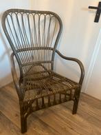 Rieten rotan stoel van de ikea, Huis en Inrichting, Stoelen, Ophalen, Gebruikt, Bruin, Eén