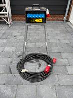 32 Amp zwerfkast- stroomkast met 25 mtr dikke aansluitkabel, Doe-het-zelf en Verbouw, Ophalen, Overige typen, Zo goed als nieuw