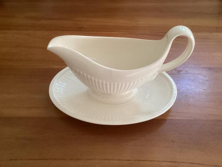 Edme Wedgwood juskom met vaste schotel, Antiek en Kunst, Antiek | Servies los, Ophalen of Verzenden