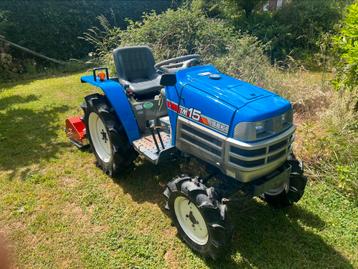 ISEKI mini tractor met klepelmaaier/laadbak|4x4| incl btw beschikbaar voor biedingen