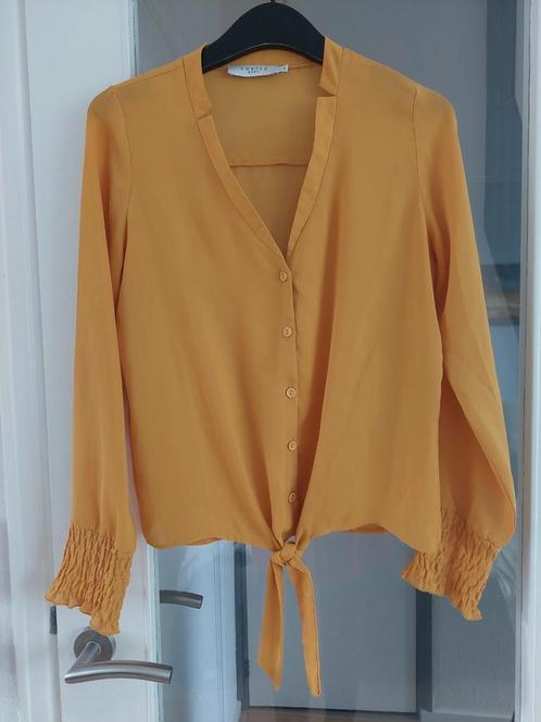 Costes gele blouse maat 36, Kleding | Dames, Blouses en Tunieken, Gedragen, Maat 36 (S), Geel, Ophalen of Verzenden
