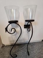 kaarsenhouders 2 stuks, Ophalen, Gebruikt, Overige materialen, 25 tot 50 cm