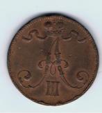 18-871 Finland 5 penni 1889, Postzegels en Munten, Munten | Europa | Niet-Euromunten, Losse munt, Overige landen, Verzenden