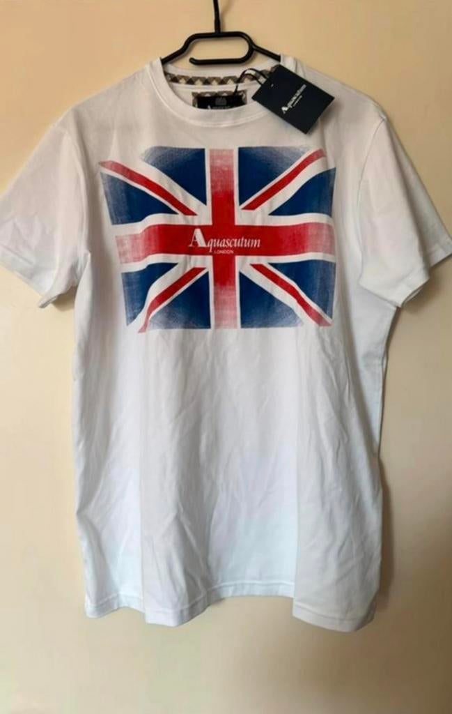 Nieuw Aquascutum shirt, Kleding | Heren, Verzenden, Nieuw, Maat 52/54 (L), Wit